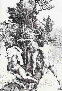 Hercules At The Crossroads by Albrecht Durer
