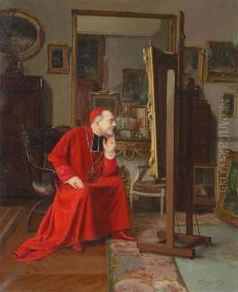 Art-loving Cardinal - view 1