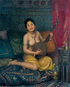 Mauresque Musicienne Mauresque Musicienne