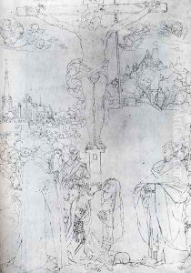 Crucifixion With Many Figures by Albrecht Durer