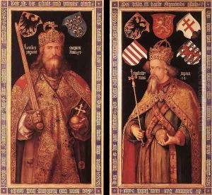 Emperor Charlemagne and Emperor Sigismund by Albrecht Durer