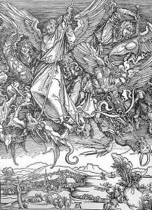 St. Michael's Fight Against the Dragon by Albrecht Durer