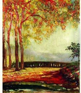 La Terrasse A Versailles by Pierre Amede Marcel-Beronneau