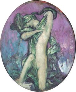 Study For Femme Au Serpent by Pierre Amede Marcel-Beronneau