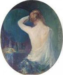 At The Dressing Table by Pierre Amede Marcel-Beronneau