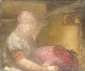 In The Kitchen by Pierre Amede Marcel-Beronneau