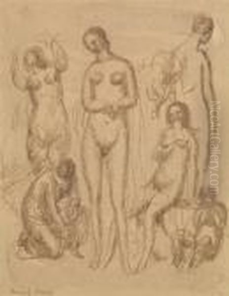 Feuille D'etudes De Femmes - view 1