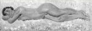 "femme Nue Etendue"
