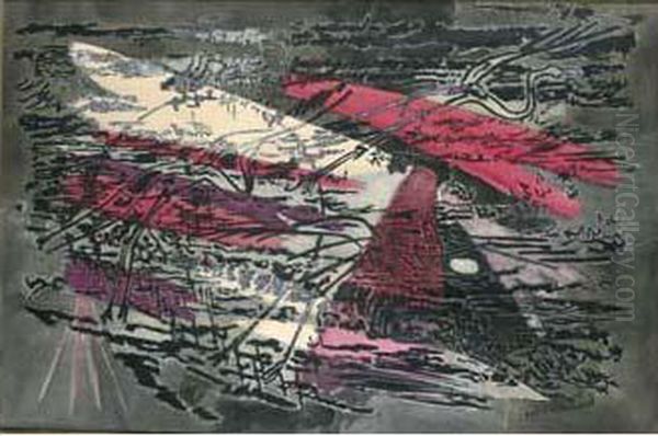 Respiration Marine Aux Flamants No. 3. 1955-1956 - view 1