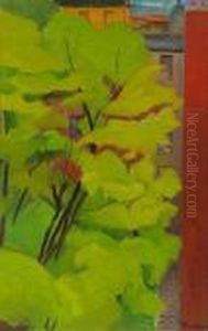Cityscape With Trees by Jean Hippolyte Marchand