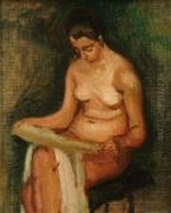 Portraitof A Seated Female Nude