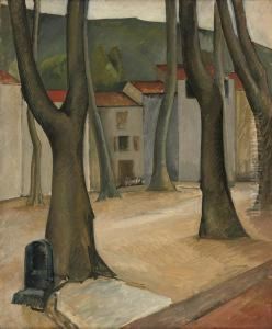 Place De Ceret by Jean Hippolyte Marchand