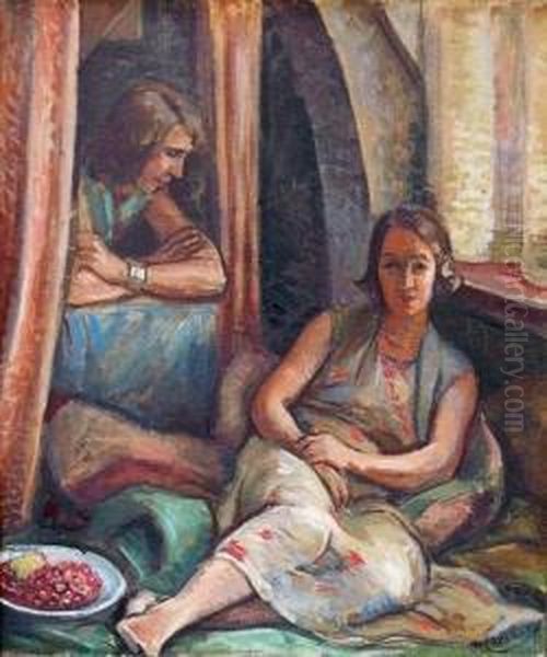 < Two Sisters >, Circa 1930 - view 1