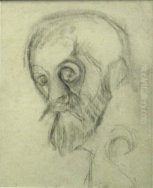 Nue Couchee; Two Studies Of Heads;auto-portrait (3) - view 1