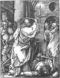Small Passion, 07. Christ Driving the Merchants from the Temple