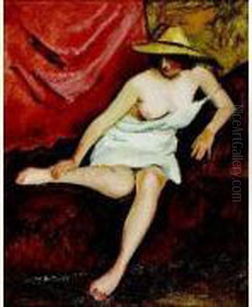 Femme Nu Au Chapeau - view 1