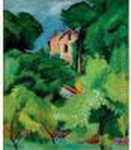 Maison Dans Les Arbres A Garches by Jean Hippolyte Marchand