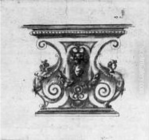 Etude D'un Element Decoratif by Marco Marchetti, Called Marco Da Faenza