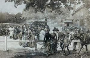 Elegantes Aux Courses by Ludovico Marchetti