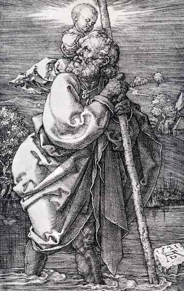 St. Christopher Facing To The Left - view 1