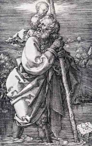 St. Christopher Facing To The Left