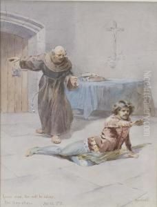 Scena Da Romeo E Giulietta by Ludovico Marchetti