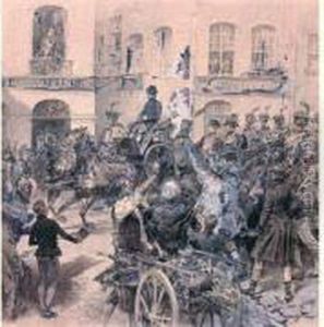 Napoleon Entrant En Cabriolet Dans Paris Napoleon Entrant En Cabriolet Dans Paris
