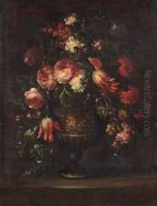 Natura Morta Con Vaso E Fiori by Elisabetta Marchioni
