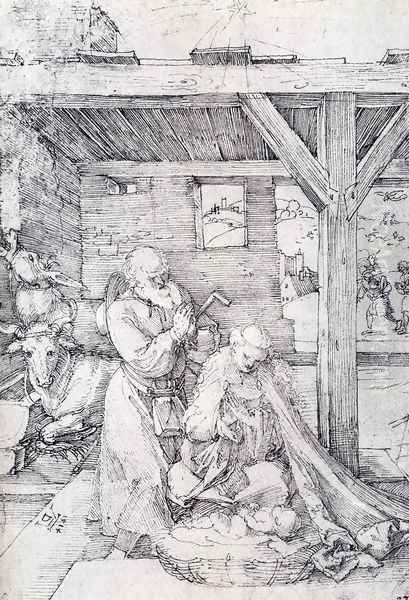 The Nativity: Adoration Of The Christ Child In The Stables with The Virgin And St. Joseph - view 1
