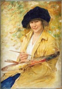 Ritratto Di Pittrice by Andrea Marchisio