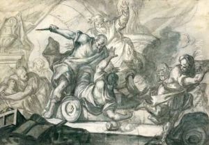Moise Dispersant Les Adorateurs Du Veau D'or by Marco Marcola