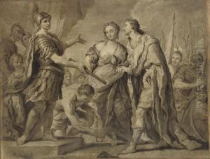 The Continence Of Scipio by Marco Marcola