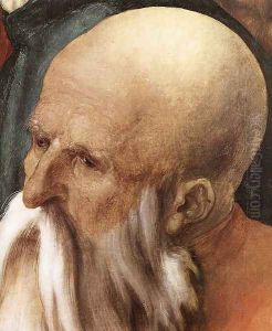 Christ Among the Doctors (detail 2) by Albrecht Durer