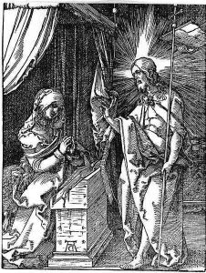 Christ Appearing to his Mother by Albrecht Durer