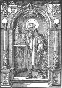 St Sebald in the Niche by Albrecht Durer