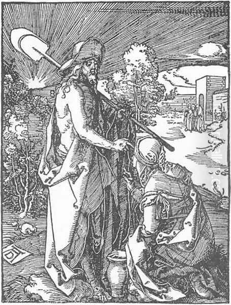 Small Passion, 31. Christ Appears to Mary Magdalene - view 1