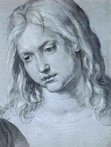 Head of St Mark (2) by Albrecht Durer
