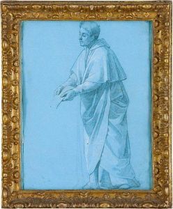 Figura Panneggiata Con Lettera by Cesare Mariani