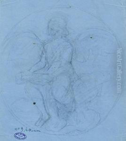 Figura Di Angelo In Tondo - view 1