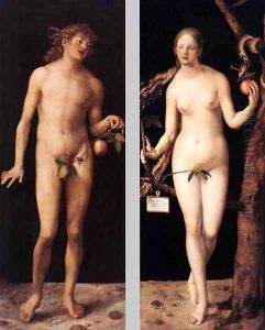 Adam and Eve 3 by Albrecht Durer