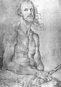 Self-Portrait as the Man of Sorrows by Albrecht Durer