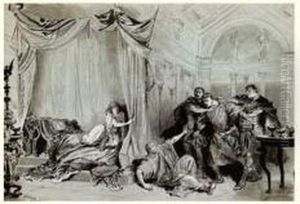 Theatre De La Porte
Saint-martin. "cleopatre". Drame En Cinq Actes, De Victorien Sardou Et
Emile Moreau, Circa 1890 by Adrien E. Marie
