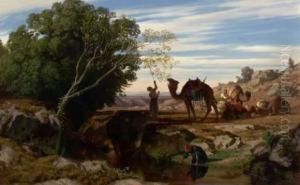 La Halte De La Caravane Dans L'oasis