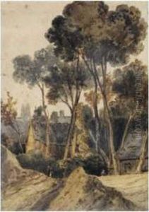Paysage A La Chaumiere Paysage A La Chaumiere