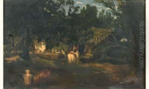 La Sieste by Prosper-Georges-Antoine Marilhat