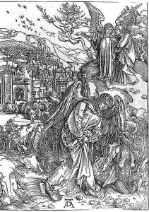 The Angel with the Key to the Pit by Albrecht Durer