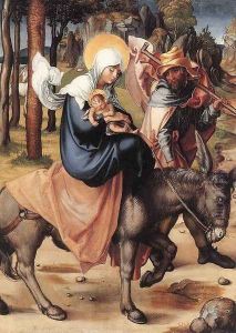 The Seven Sorrows of the Virgin: The Flight into Egypt by Albrecht Durer