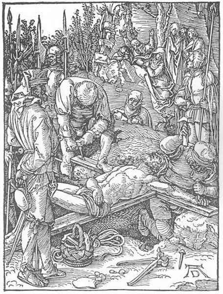 Small Passion, 23. Christ Being Nailed to the Cross - view 1