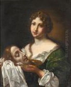 Salome With The Head Of John The Baptist by Onorio Marinari