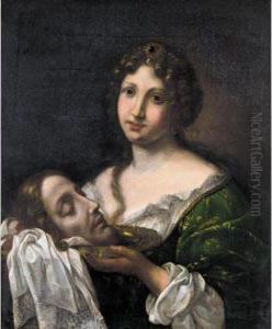 Salome With The Head Of Saint John The Baptist by Onorio Marinari
